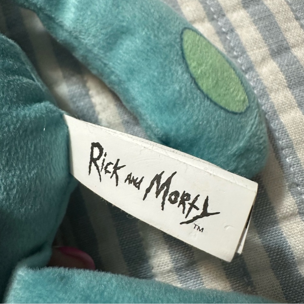 Rick and Morty Teddy Rick Plush Toy Factory Adult Swim 2023 11” Stuffed Animal - Picture 7 of 8